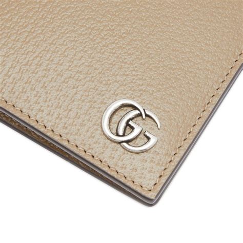 gucci green stargyle|GG Emblem mini wallet in taupe leather .